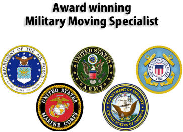 Award winning Military Moving Specialist